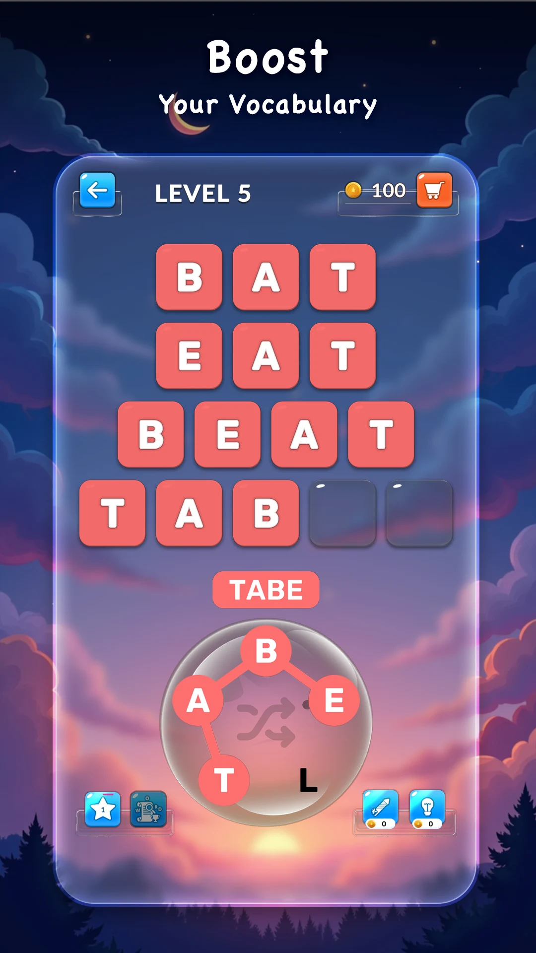 Wordrelaxia : Calm Word Puzzle screenshot